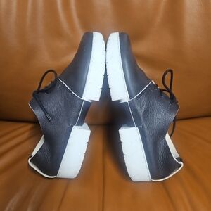 Trippen Women's Happy Sole  Black Leather Shoes Size 40 US 9.5-10